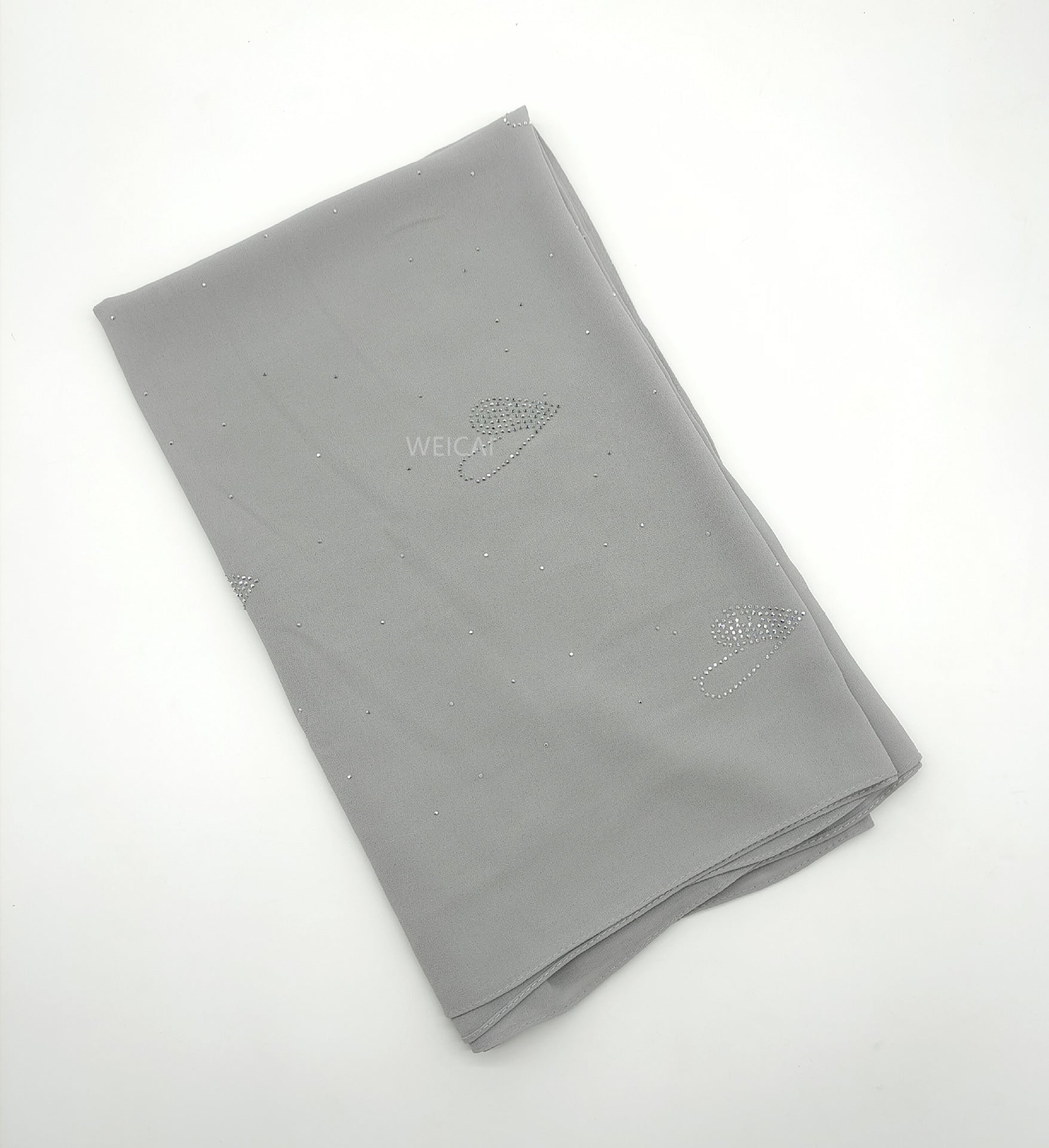 New solid color pearl chiffon scarf hot diamond scarf  scarf Middle East Malaysia headscarf