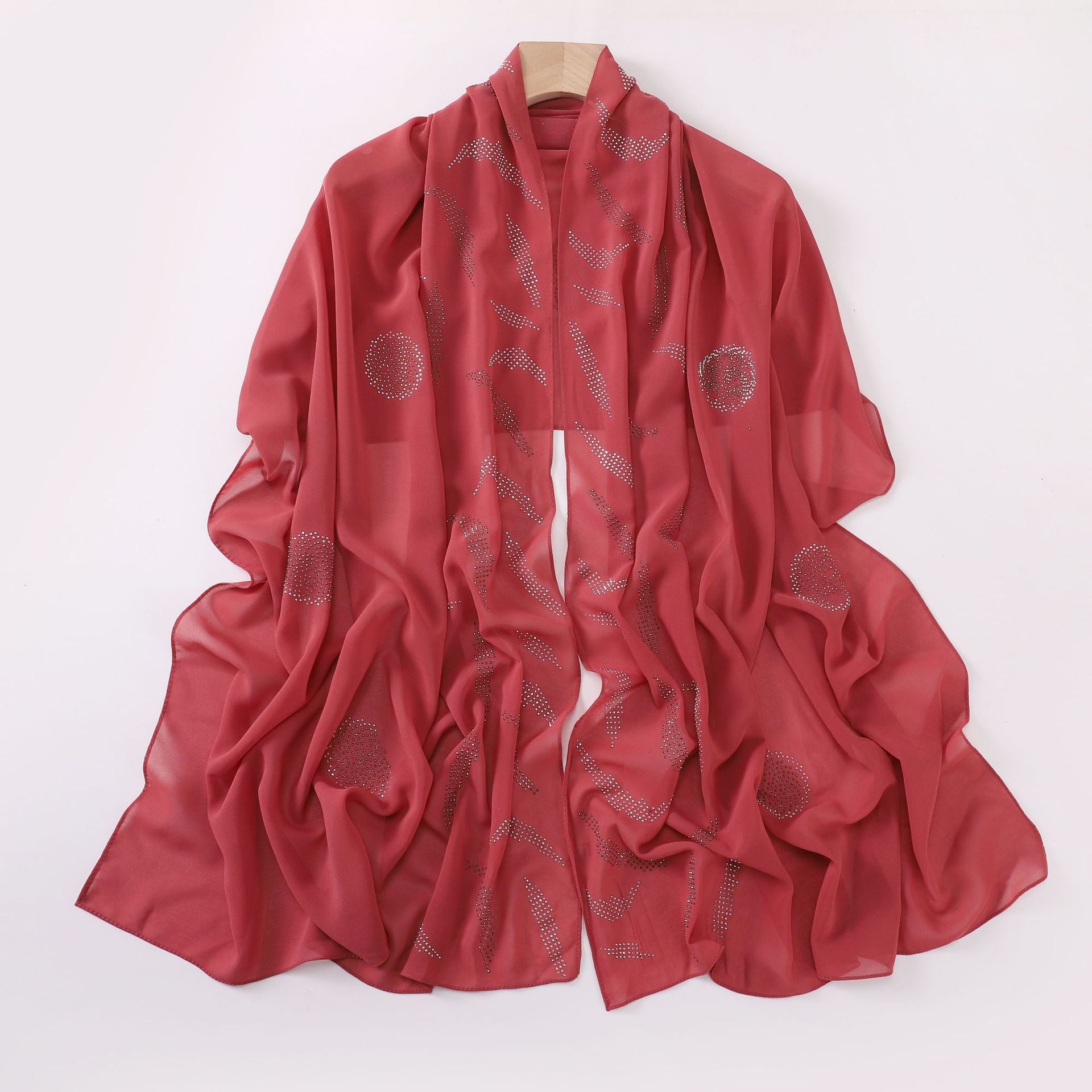 New pearl chiffon boutique hot diamond  scarf Middle East and Africa headscarf hijab