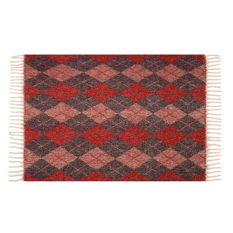 Blanket 2025 new European and American autumn and winter circle yarn imitation mohair thickened large shawl jacquard blanket