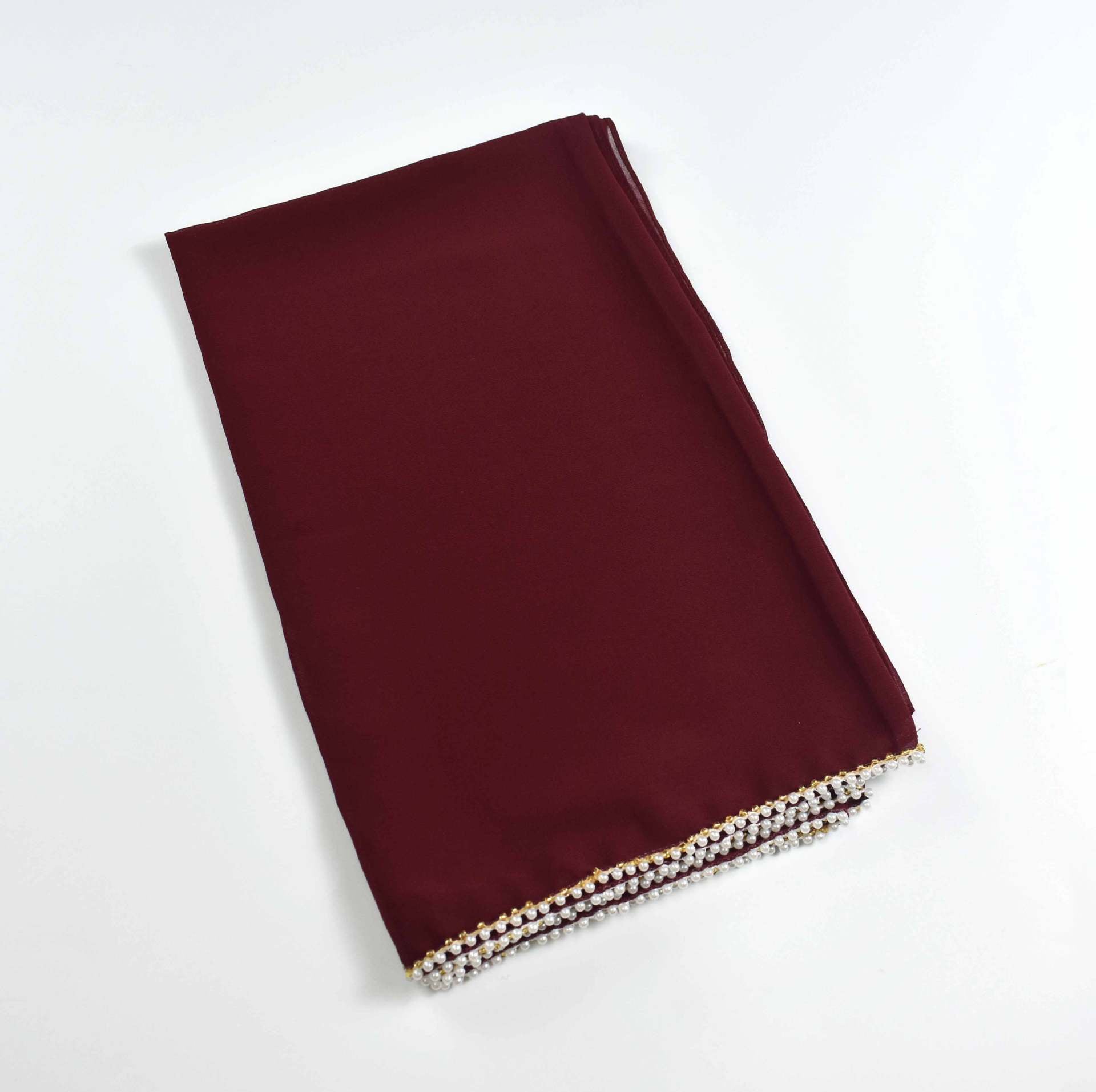 New pearl chiffon beaded scarf Malaysia headscarf Middle East Africa hijab