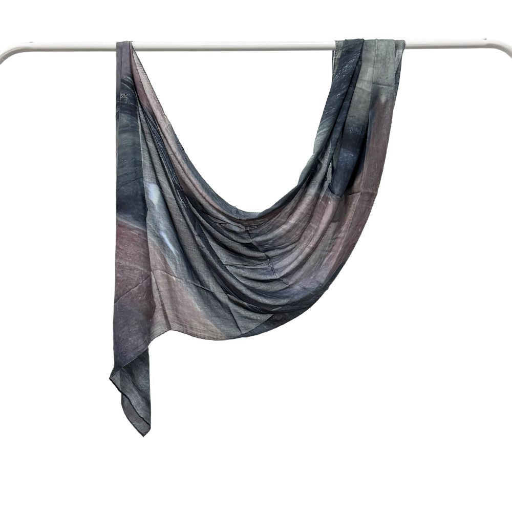 Modal cotton Jersey headscarf marble pattern digital print scarf ethnic Muslim shawl headscarf