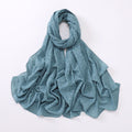 New pearl chiffon, leopard print embossed scarf, gauze Middle East North Africa Malay headscarf hijab