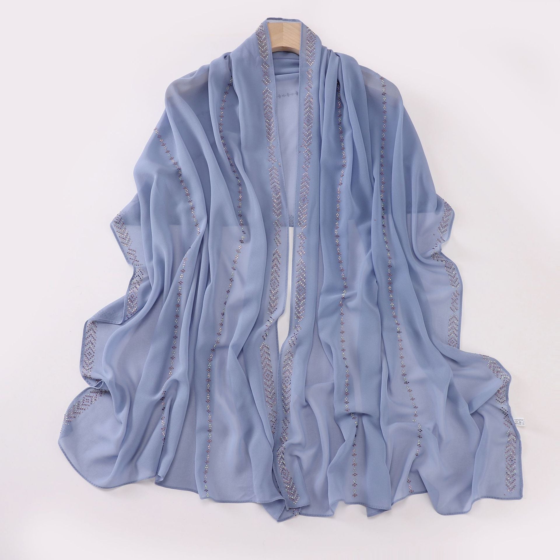 New pearl chiffon long towel, line hot diamond yarn, Middle East and Africa headscarf hijab