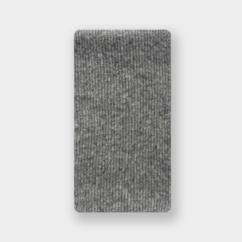 35% wool strip solid color clip wool scarf women's winter Korean girl atmosphere knitted scarf