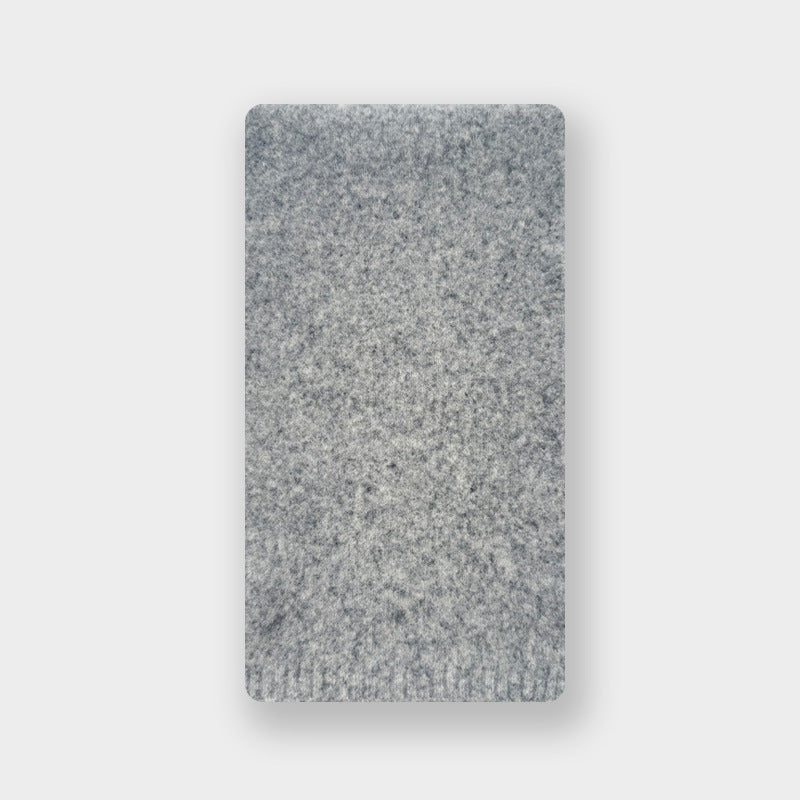 35% wool clip flower solid color knitted scarf women's winter Korean girl atmosphere soft wool scarf