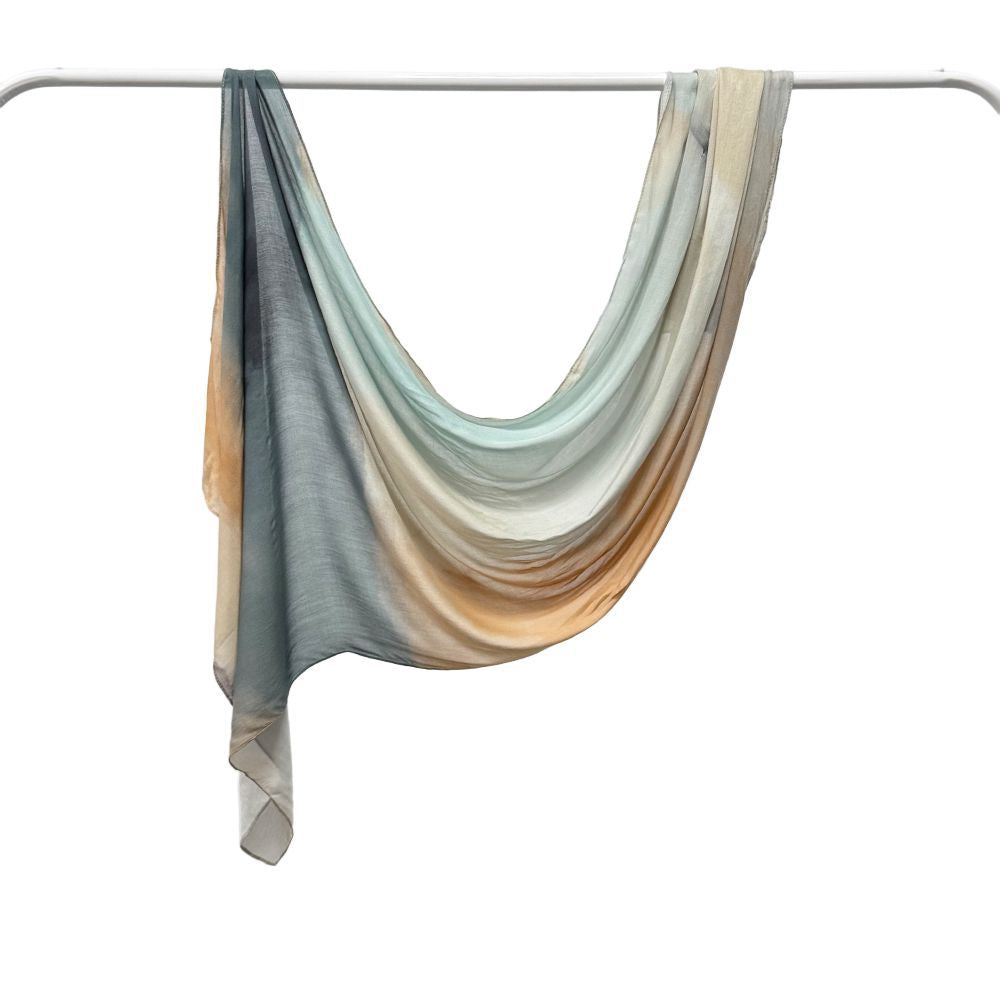 Modal cotton Jersey headscarf marble pattern digital print scarf ethnic Muslim shawl headscarf