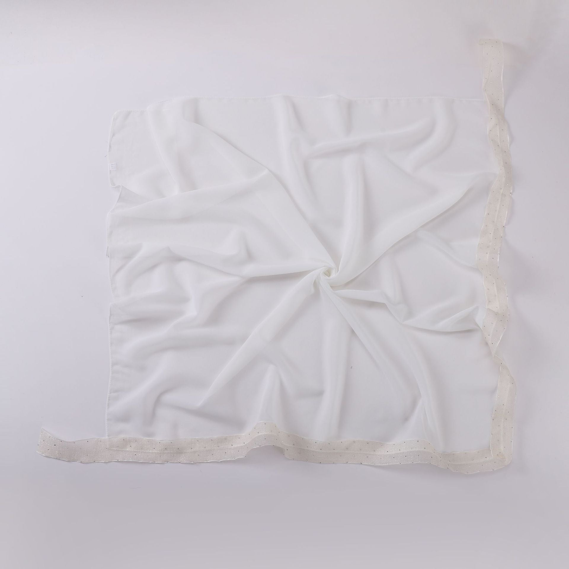 new pearl chiffon lace square scarf lace scarf 90 * 90cm