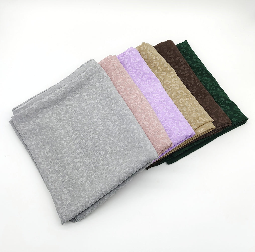 Embossed printing, pearl chiffon, cross-woven cotton, long scarf, square scarf, triangular scarf,  scarf, headscarf customization