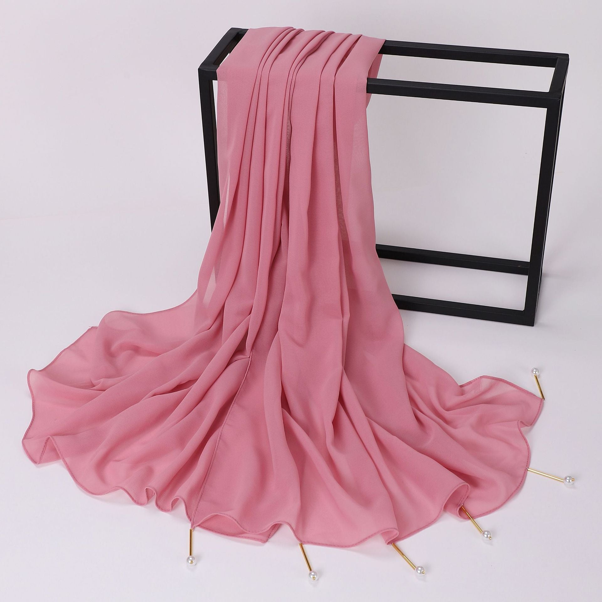New pearl chiffon scarf Middle East Africa South East Asia headscarf hijab