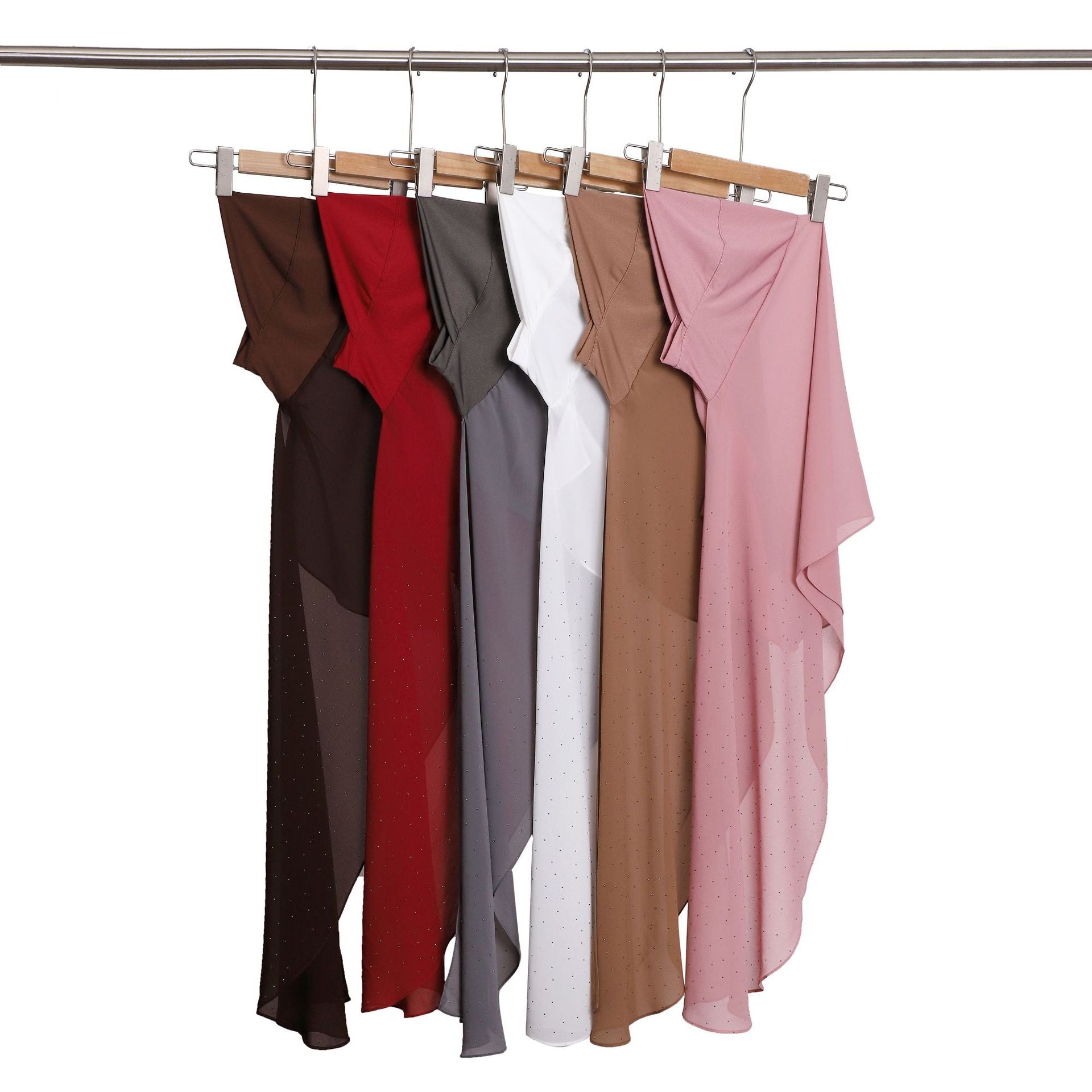 New Gypsy star hot diamond crystal hemp chiffon splicing rounded corner wrapping towel novice lazy headscarf yarn