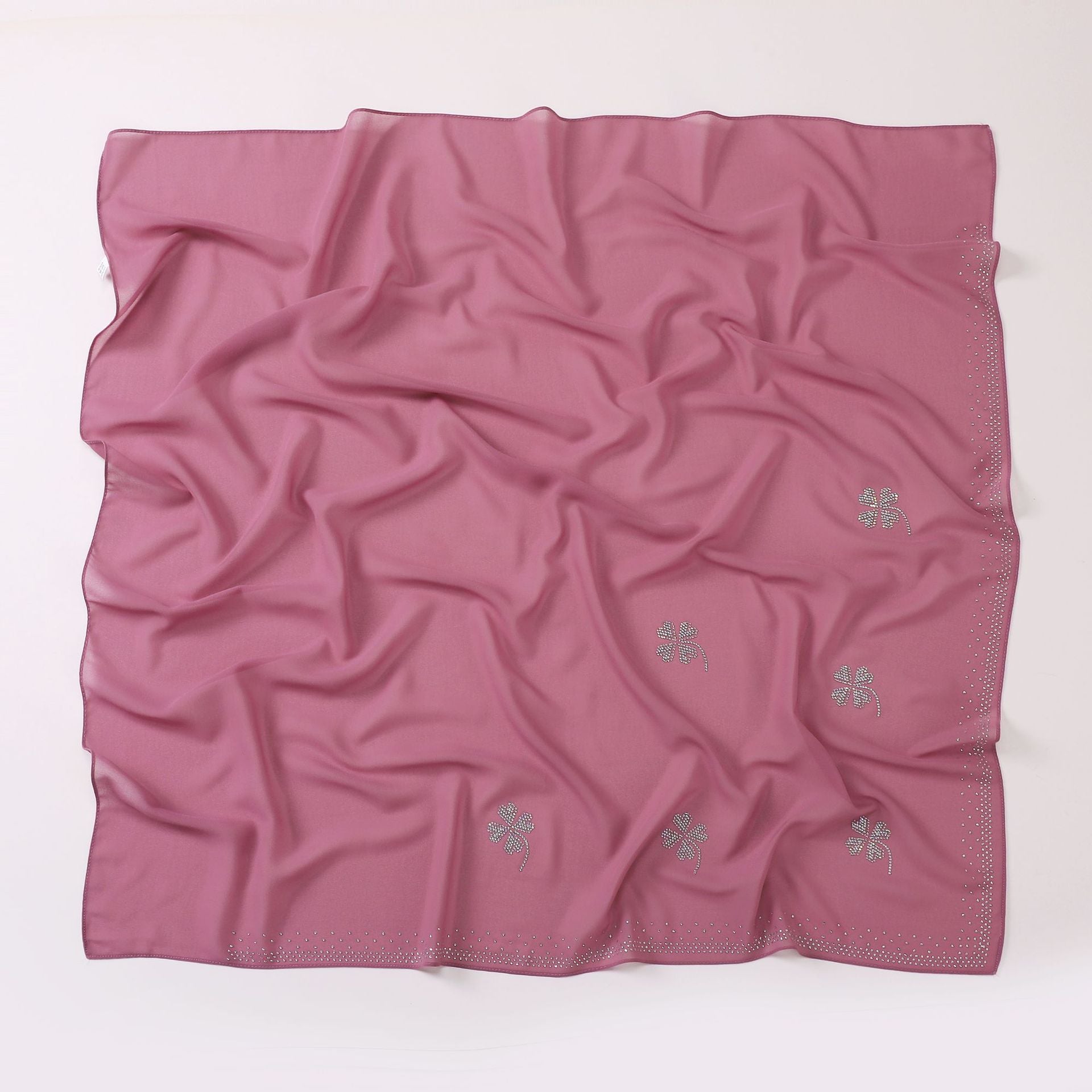 New hot diamond pearl chiffon square scarf  scarf 90 * 90 cm scarf hijab