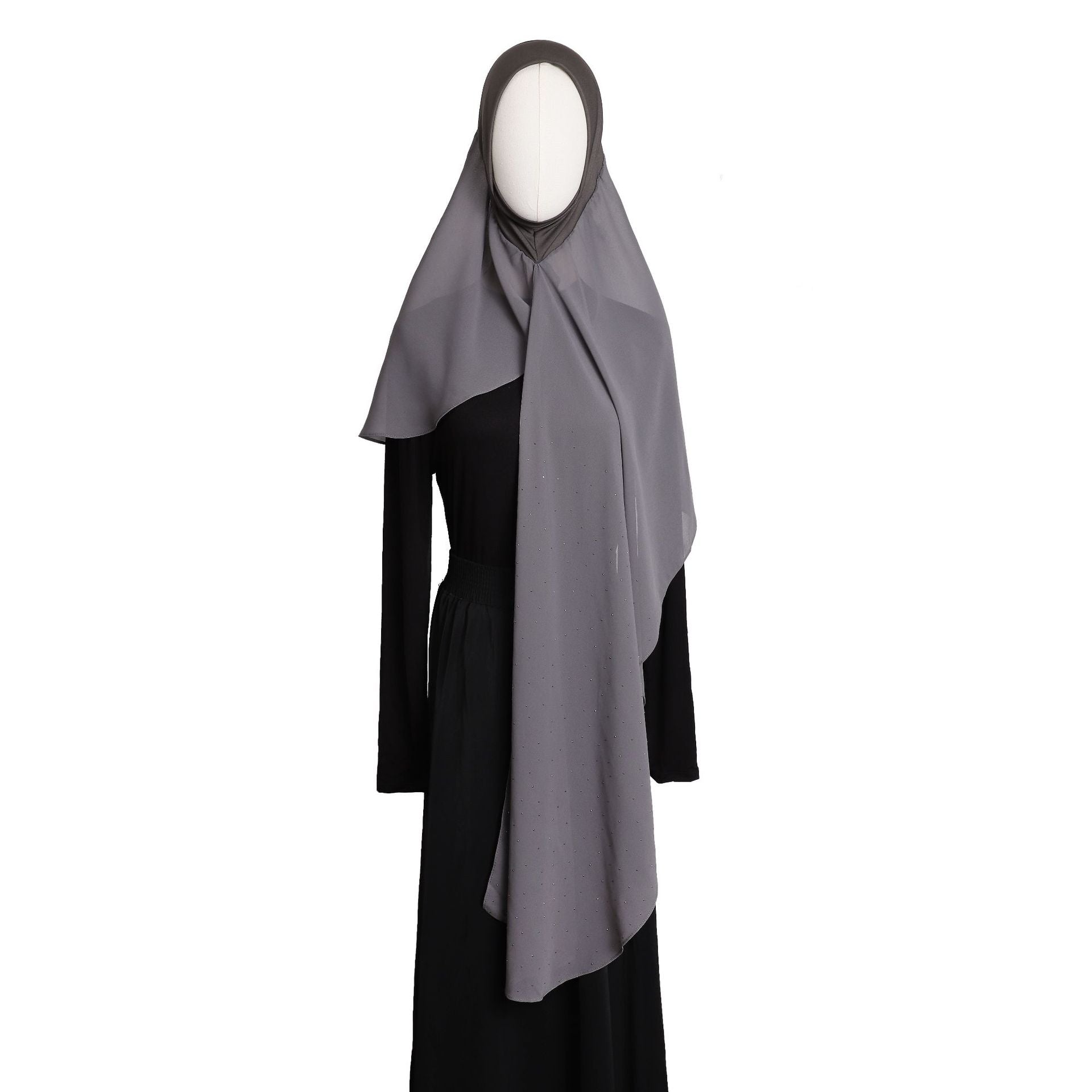 New Gypsy star hot diamond crystal hemp chiffon splicing rounded corner wrapping towel novice lazy headscarf yarn