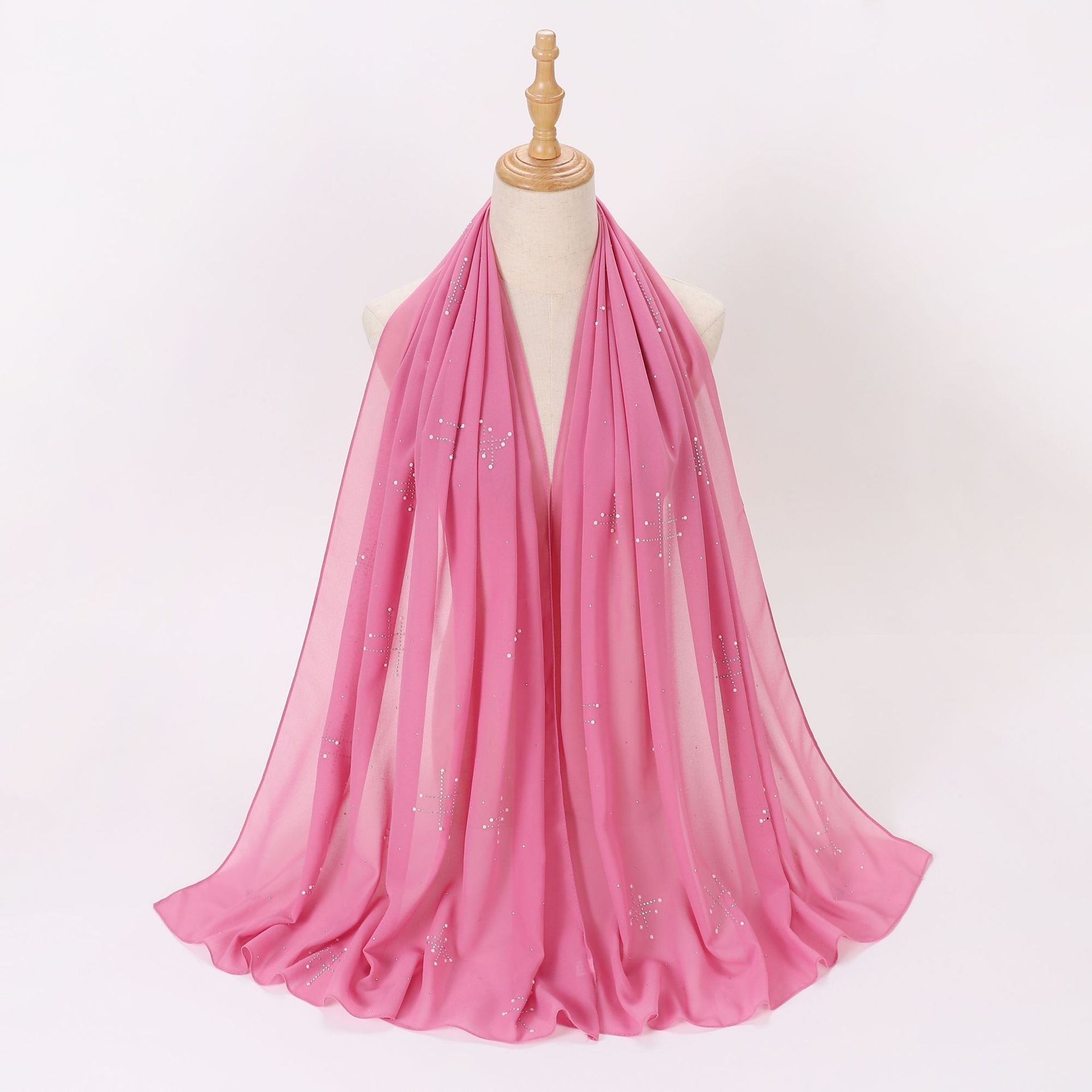 New 75D chiffon ceramic hot diamond #scarf  scarf Middle East Malay headscarf