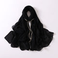 75D pearl chiffon double chain beaded scarf Malaysian headscarf Middle East Africa hijab