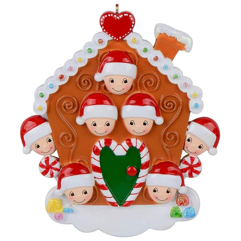2025 Creative House Little Friend Smoke Tube Christmas DIY Resin Christmas Pendant Ornament Pendant