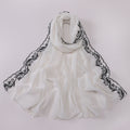 Outside the new pearl chiffon unilateral embroidered long towel Saudi Arabia Dubai Malaysia embroidered headscarf