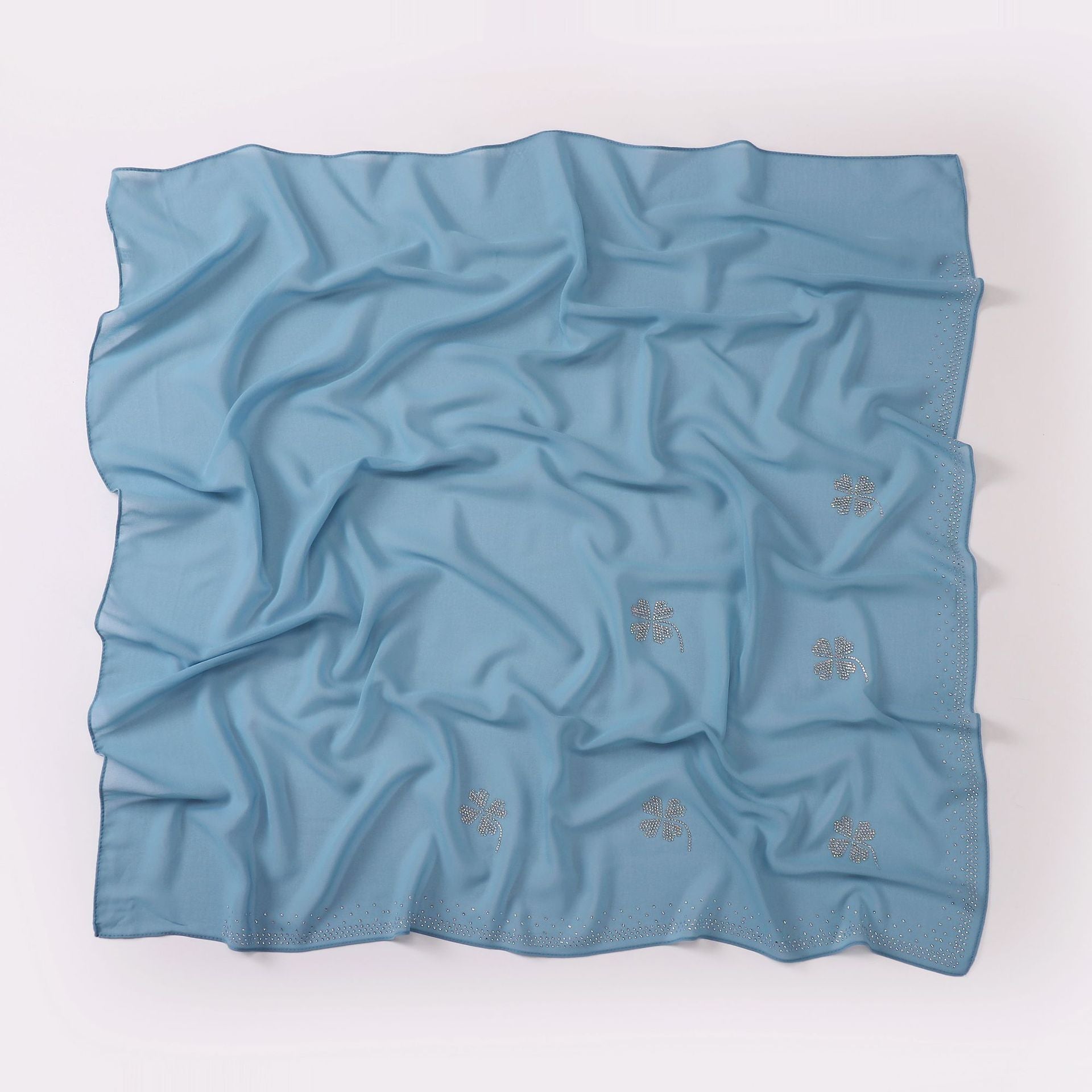 New hot diamond pearl chiffon square scarf  scarf 90 * 90 cm scarf hijab