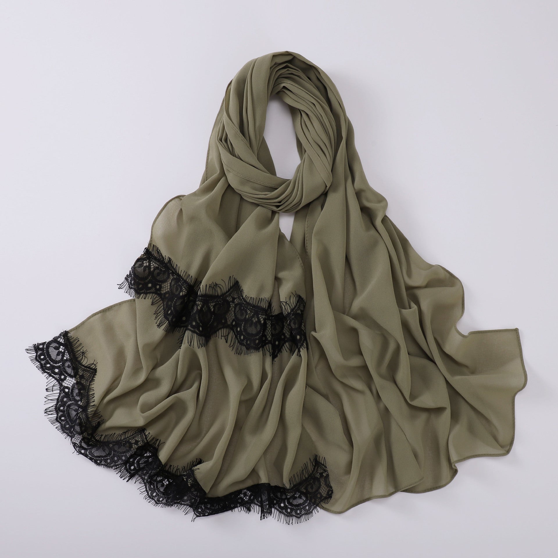 New chiffon eyelash lace scarf  scarf Middle East and Africa headscarf