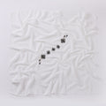 Flower chain rhinestone pearl chiffon square scarf 90 * 90cm headscarf Malaysia Hijab