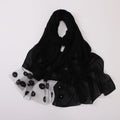 New pearl chiffon polka dot flower slice bead long scarf Middle East Africa Indonesia headscarf