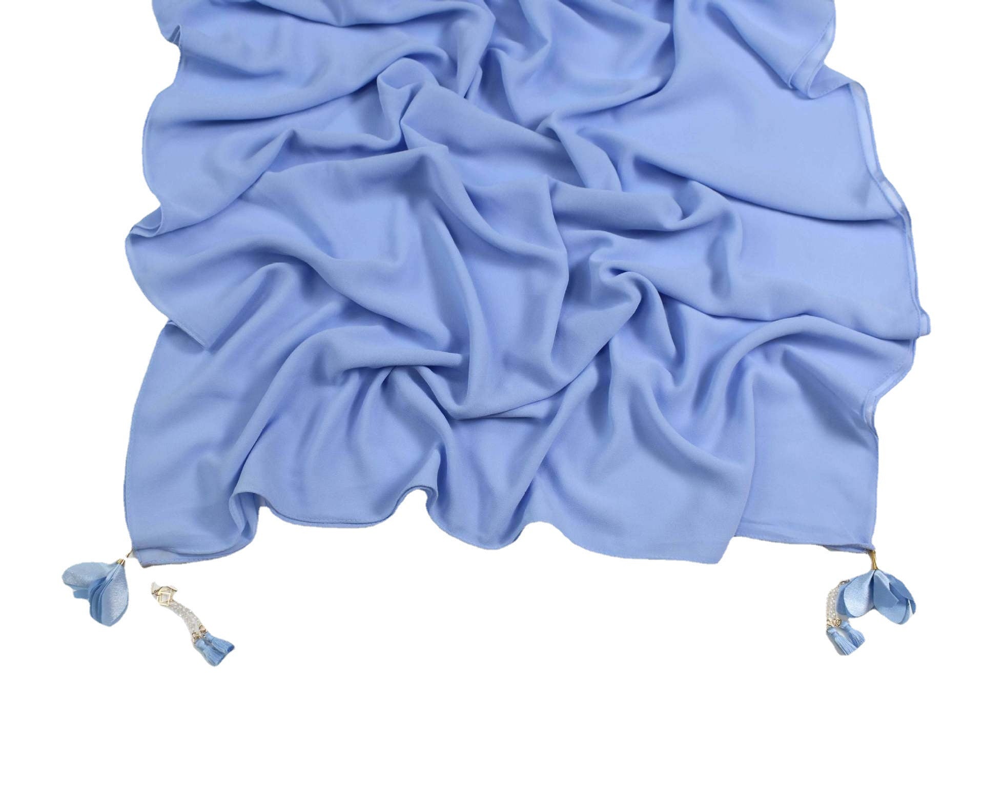 Chiffon Flower scarf women's Shawls Malaysian headscarf Middle East Africa headscarf