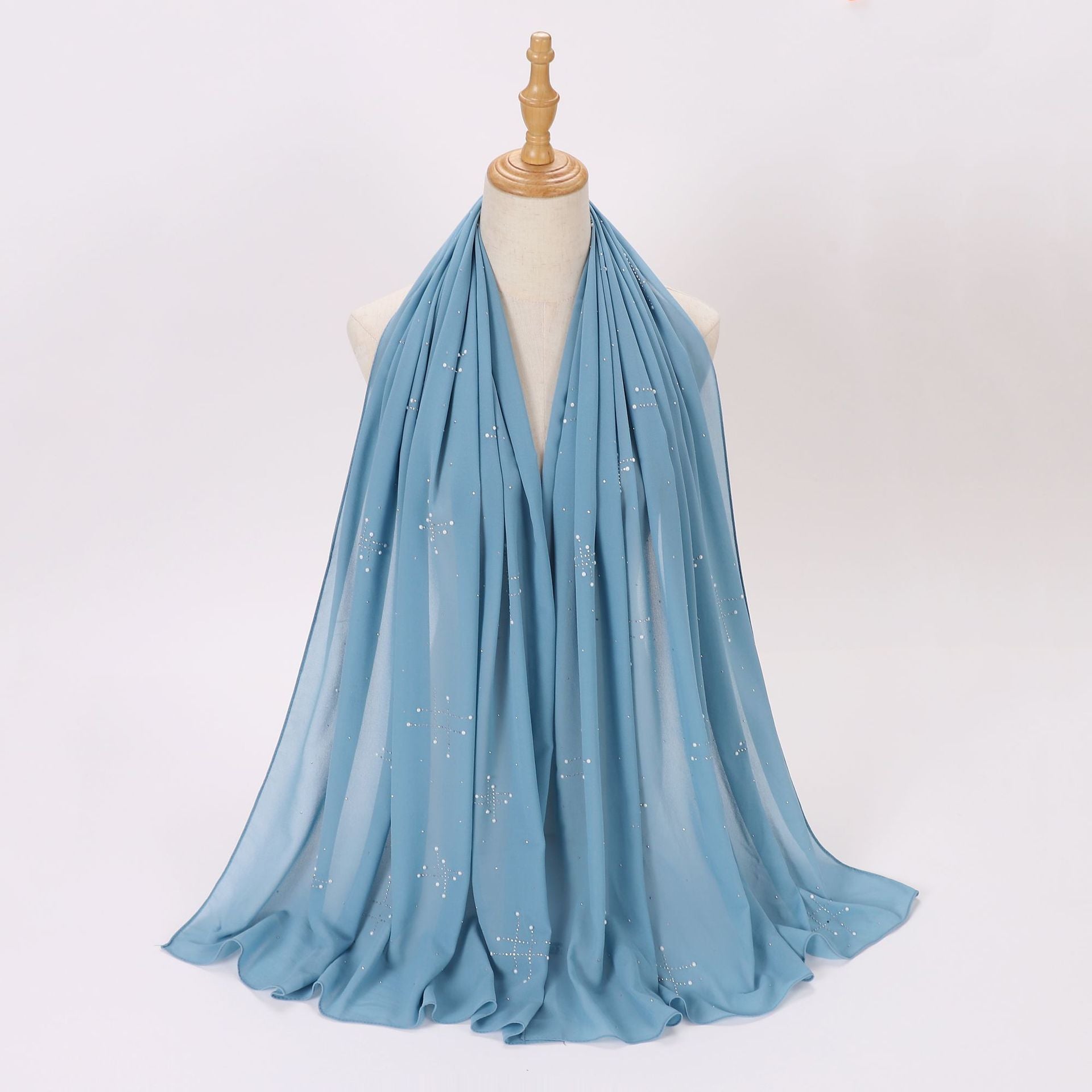 New 75D chiffon ceramic hot diamond #scarf  scarf Middle East Malay headscarf