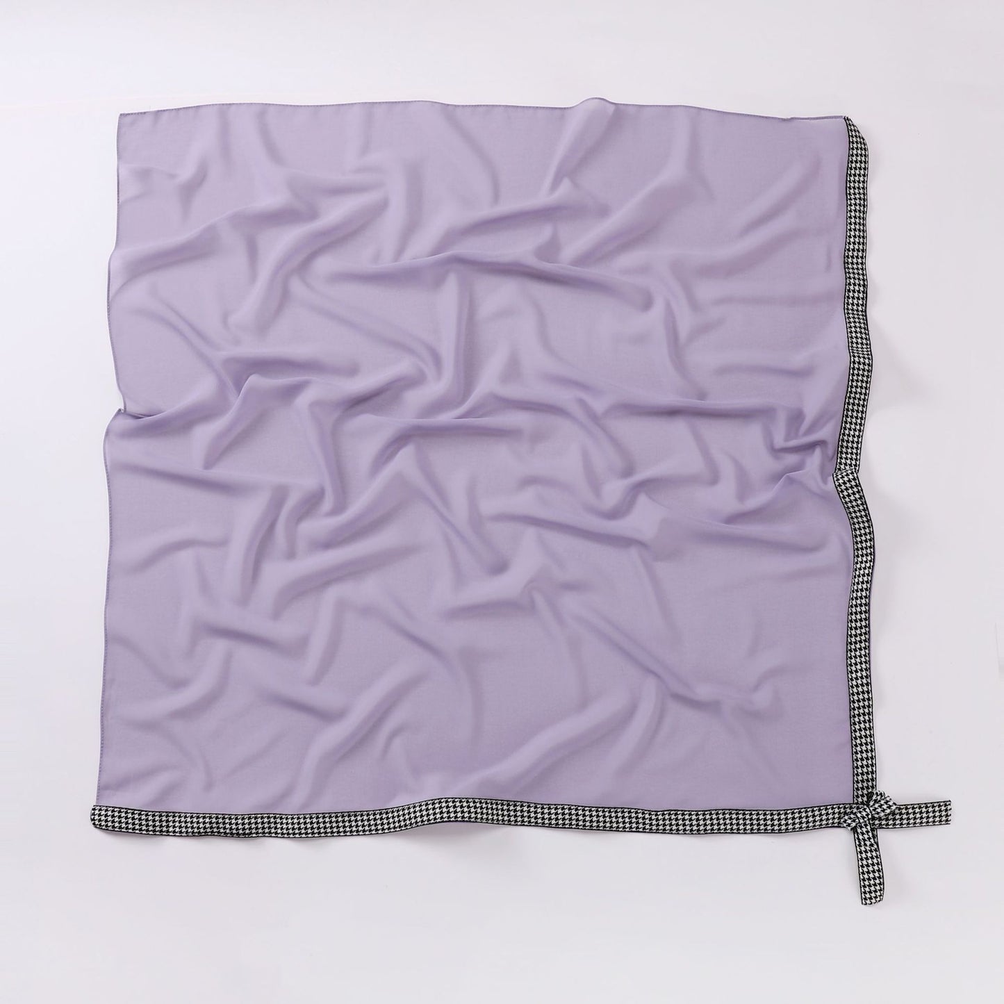 Ribbon bow pearl chiffon square scarf 90 * 90cm yarn sweet headscarf