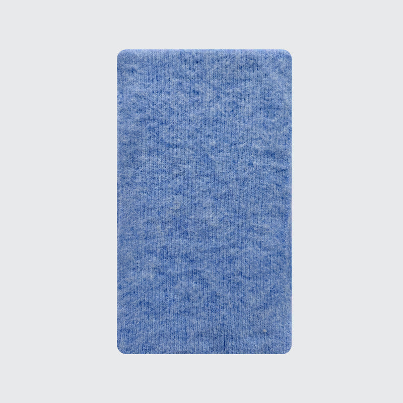 Z home 25 new alpaca wool blended brushed solid color atmosphere knitted scarf women's winter soft scarf