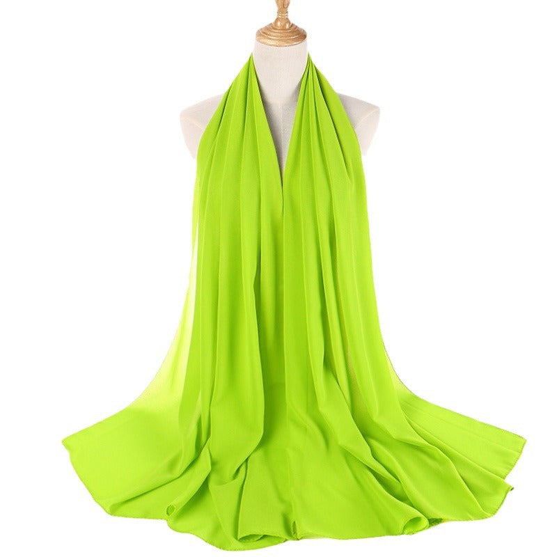 Malaysian gauze, pearl chiffon bubble silk scarf, headscarf, ethnic headscarf