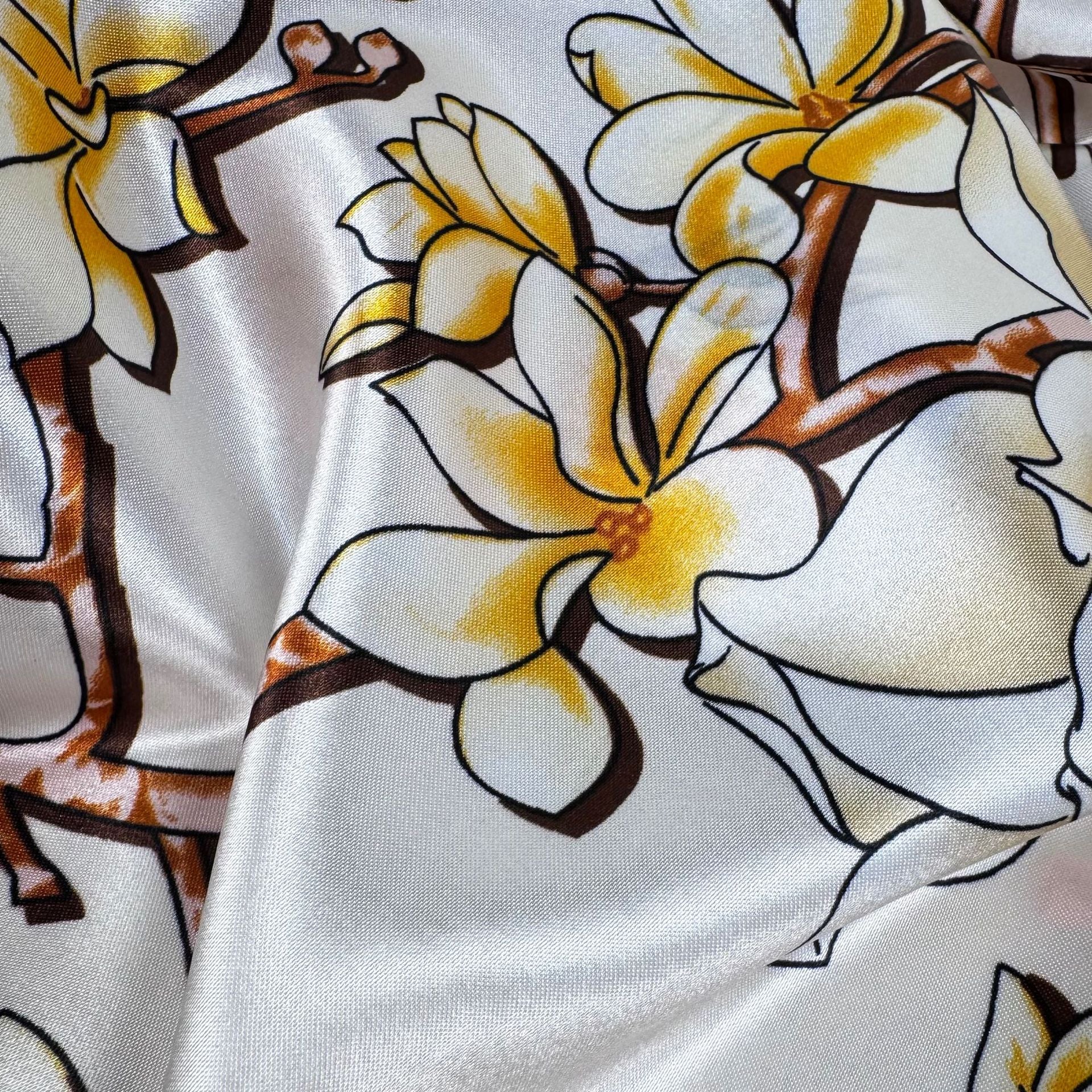 Fashion versatile retro national style plant flower print scarf, decorative scarf, Malay women's headscarf