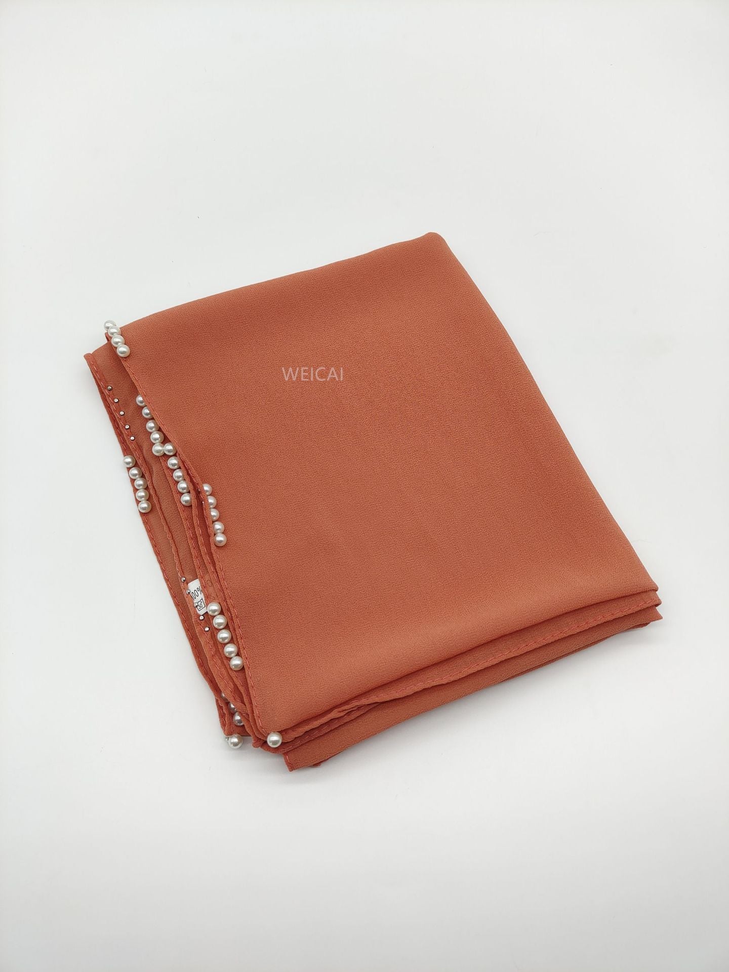 Customized flower beads pearl chiffon scarf  Women headscarf Malaysia Indonesia hijab