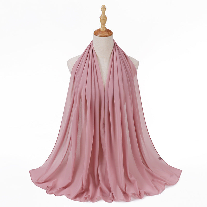 86 color pearl chiffon bubble headscarf, women's hijab scarf