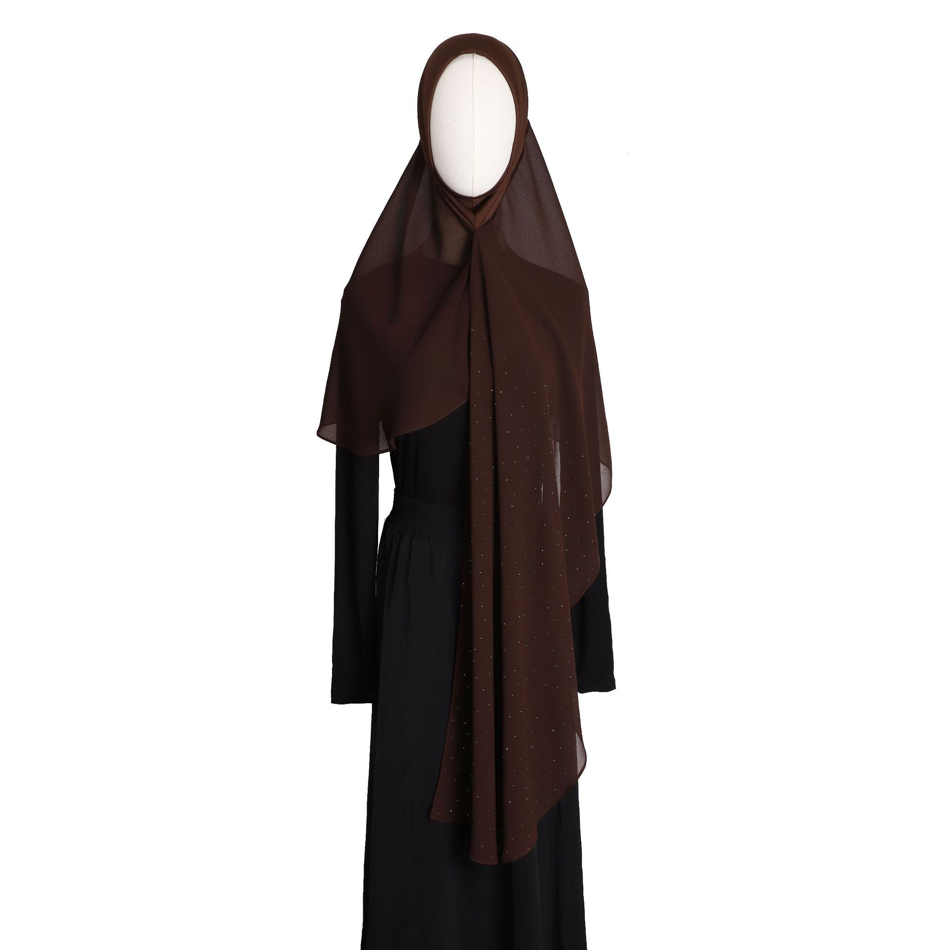 New Gypsy star hot diamond crystal hemp chiffon splicing rounded corner wrapping towel novice lazy headscarf yarn