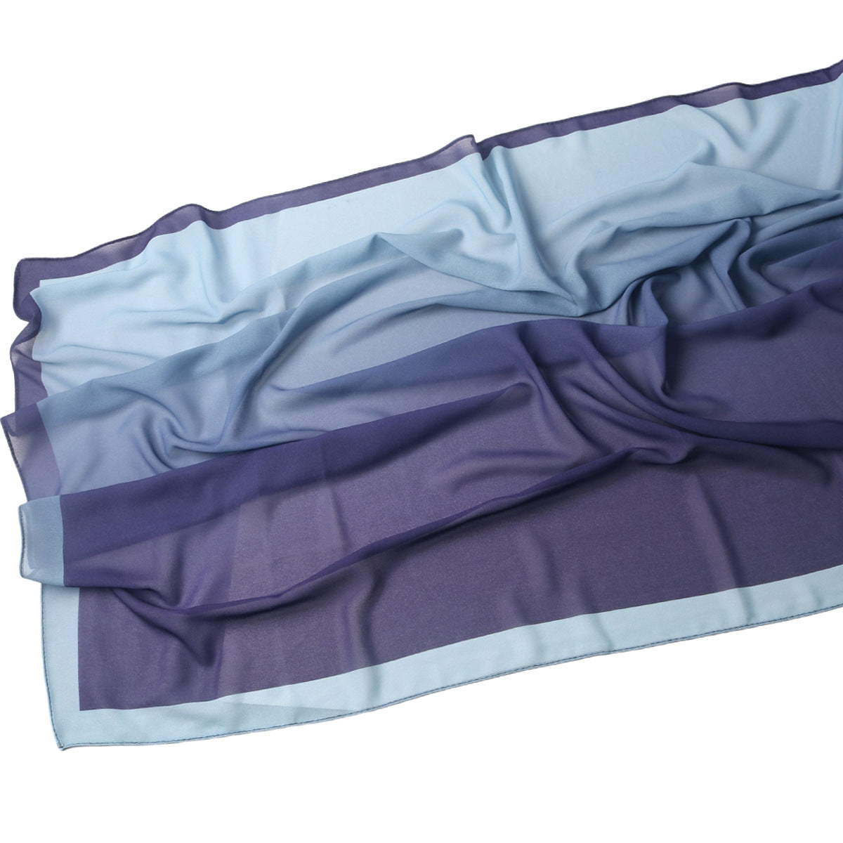 Malaysian Printed Chiffon Scarf Bohemian Fashion Simple Spring and Summer Sunscreen Scarf Shawl