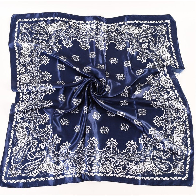 New fashion 90cm satin cashew flower square scarf silk scarf, paisley scarf scarf