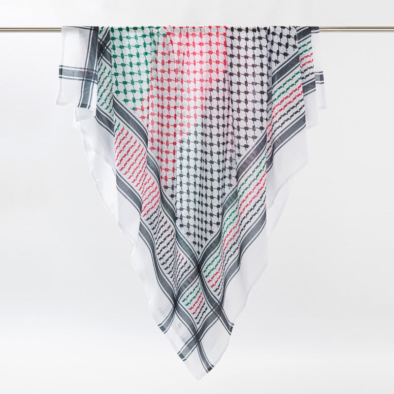 Dubai UAE Qatar Middle East Print Headscarf Jacquard Tactical Headscarf Arab Men's Headscarf Women's Head