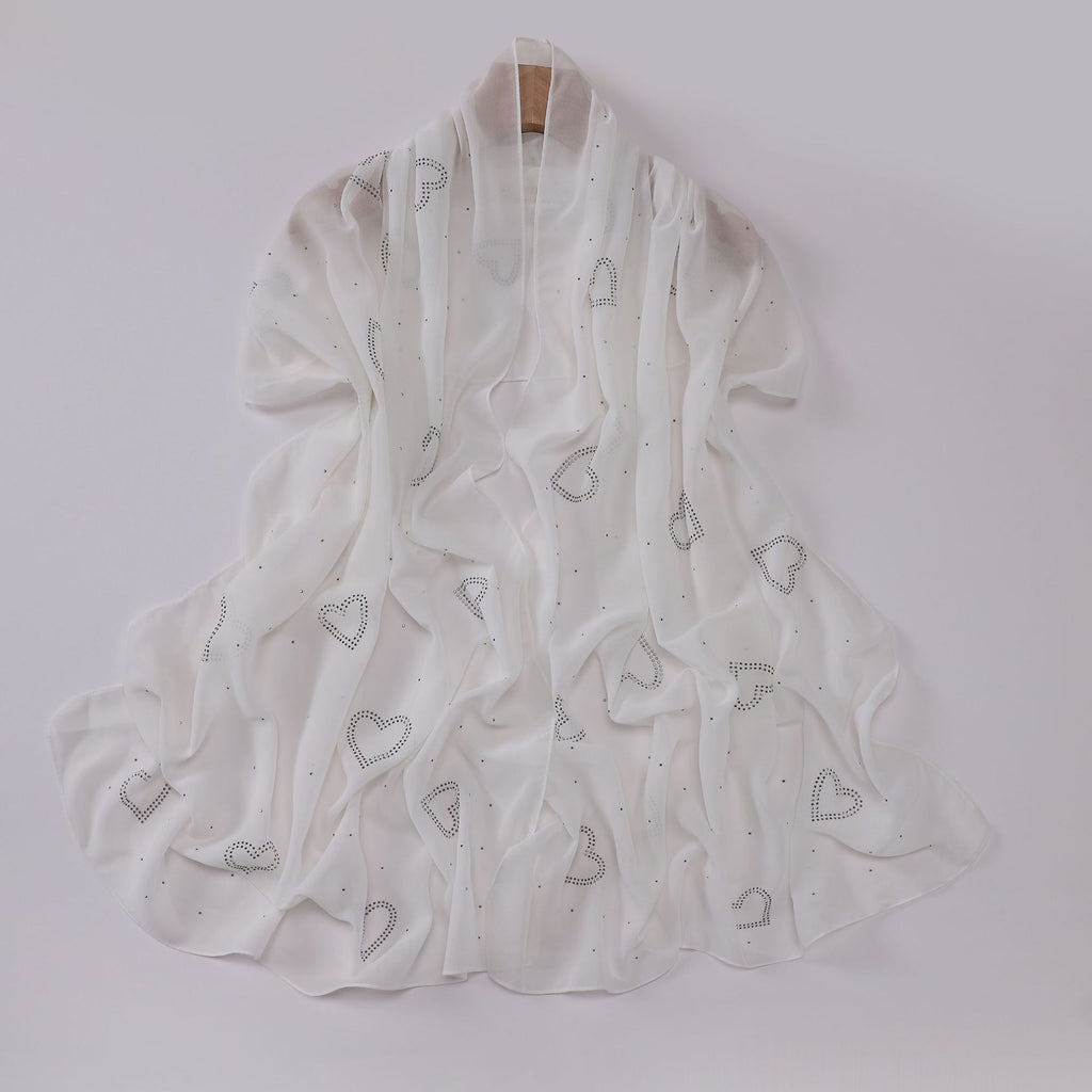 New chiffon high quality love star hot diamond Hijab South East Asia headscarf