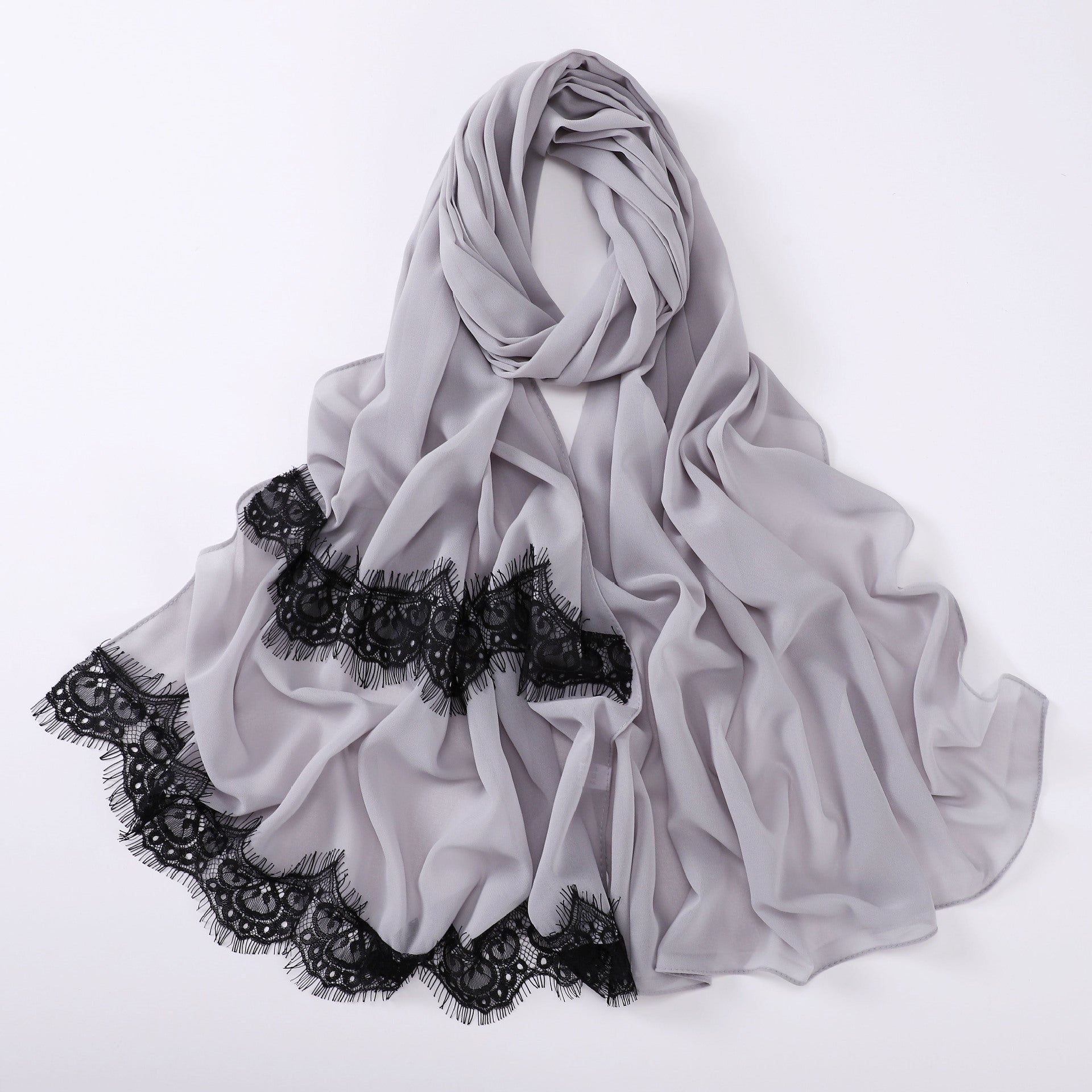 New chiffon eyelash lace scarf  scarf Middle East and Africa headscarf