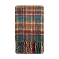 6% mohair 40% wool retro plaid scarf women's winter millennium retro soft vibe scarf