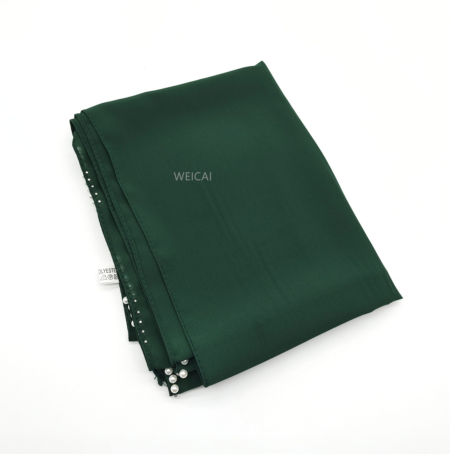 Customized flower beads pearl chiffon scarf  Women headscarf Malaysia Indonesia hijab