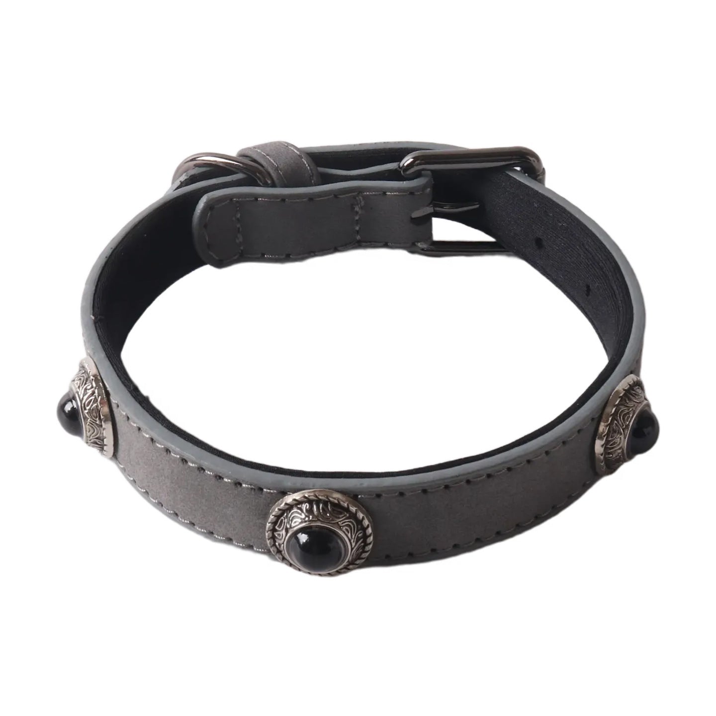New Hot Sale, Matte PU Leather Opal Dog Collar
