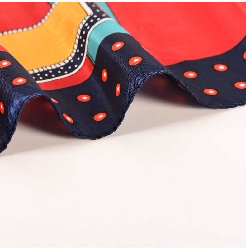 Autumn and winter new street 90 * 90 fashion satin square scarf, silk scarf, scarf, shawl