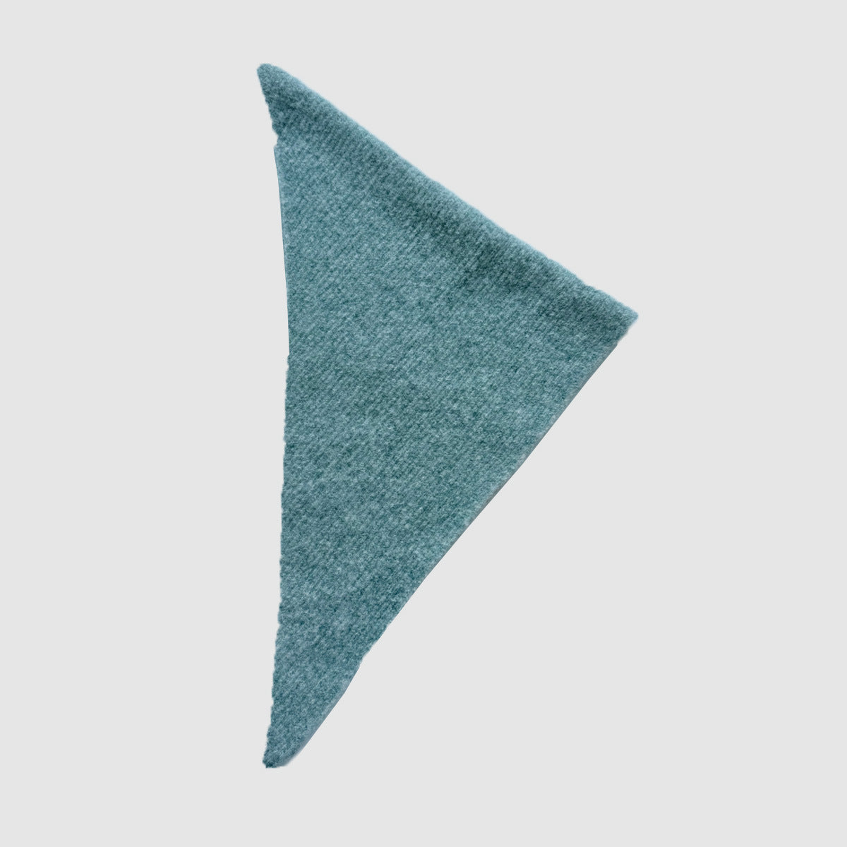 30 wool blended knitted triangular scarf women's autumn and winter neutral Korean neck protection wool small scarf