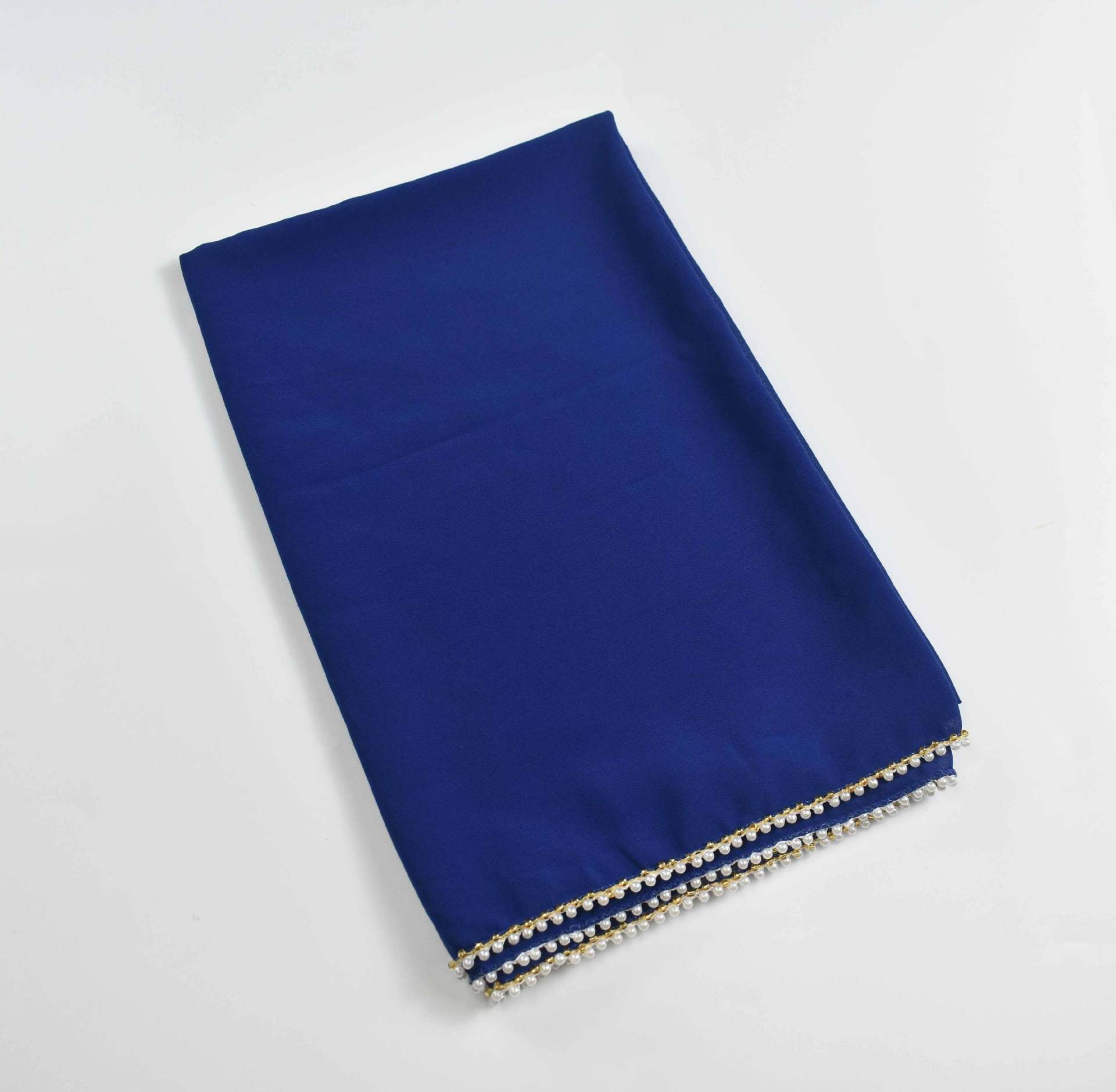 New pearl chiffon beaded scarf Malaysia headscarf Middle East Africa hijab