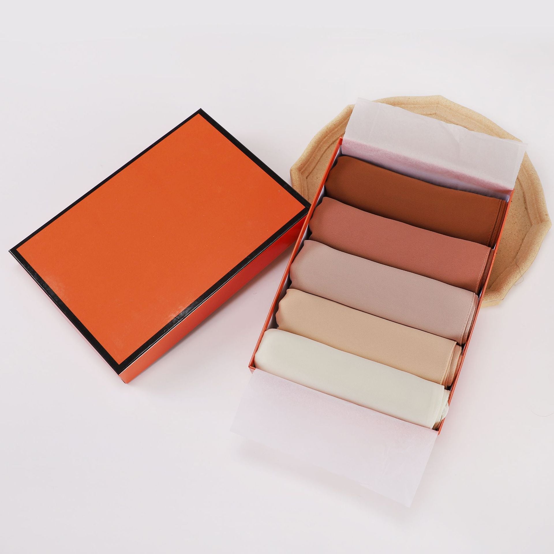 5-Pack gift scarf solid color pearl chiffon long scarf Middle East Africa headscarf Malaysia headscarf hijab