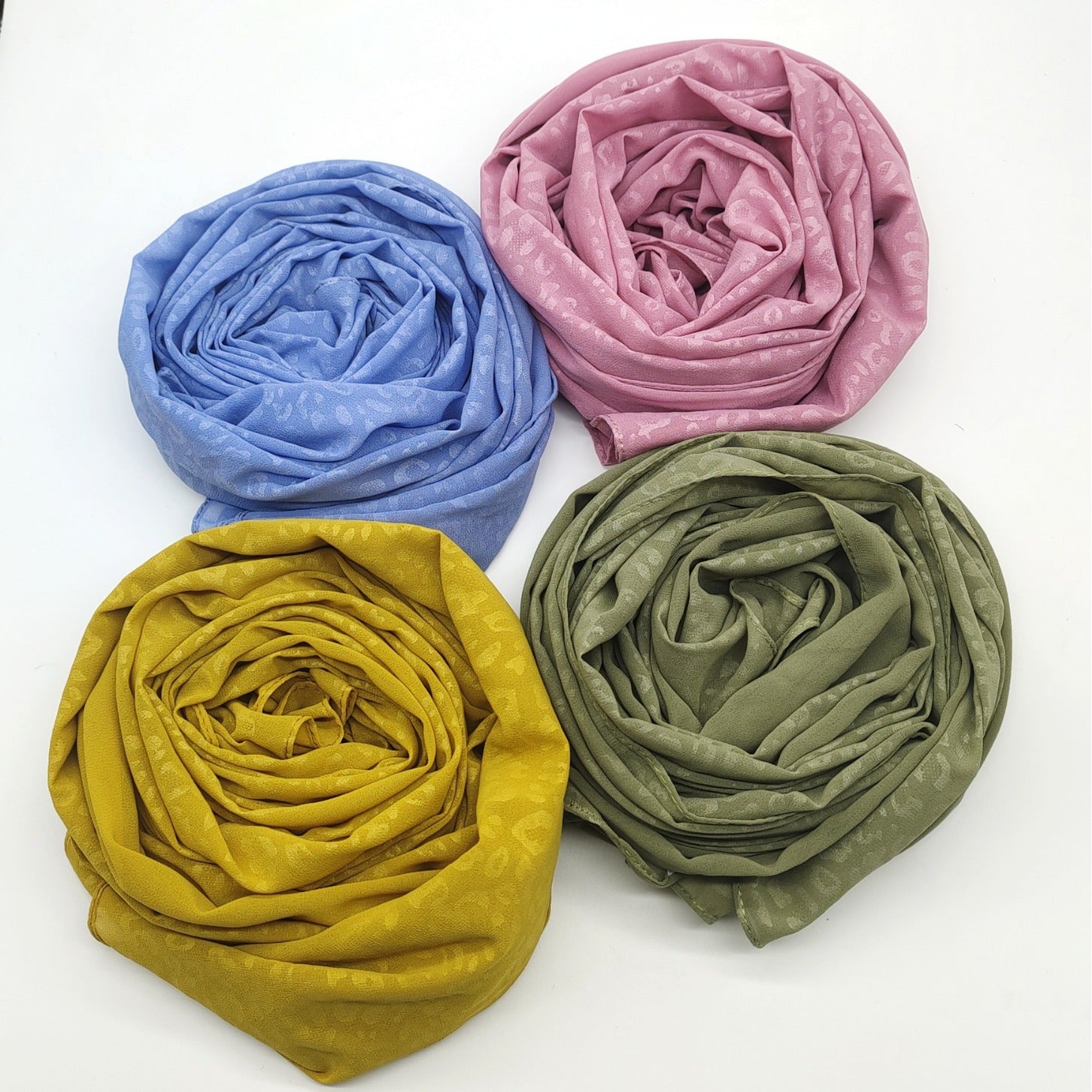 New leopard print embossed pearl chiffon scarf,  scarf, Middle East headscarf, Malayan hijab