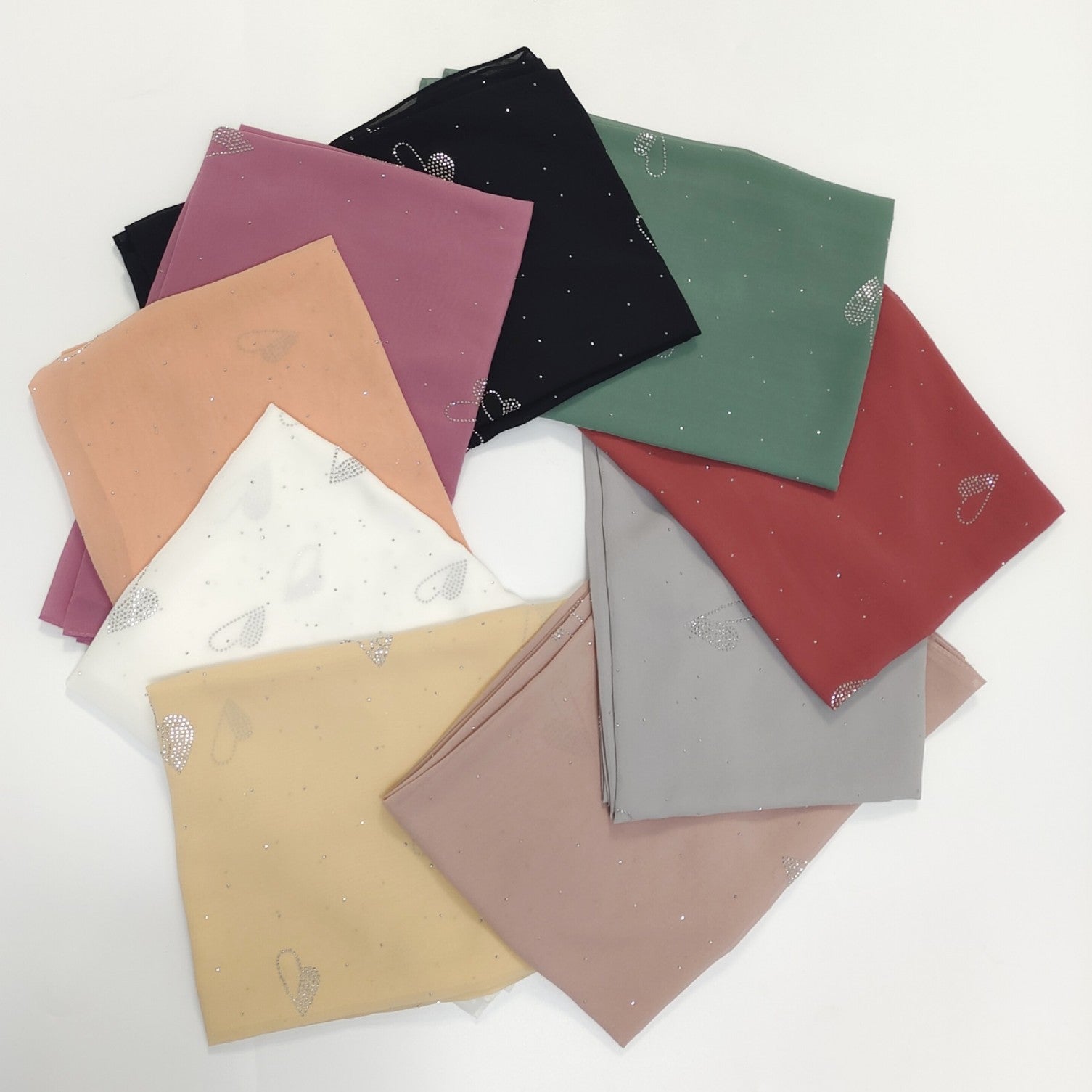 New solid color pearl chiffon scarf hot diamond scarf  scarf Middle East Malaysia headscarf