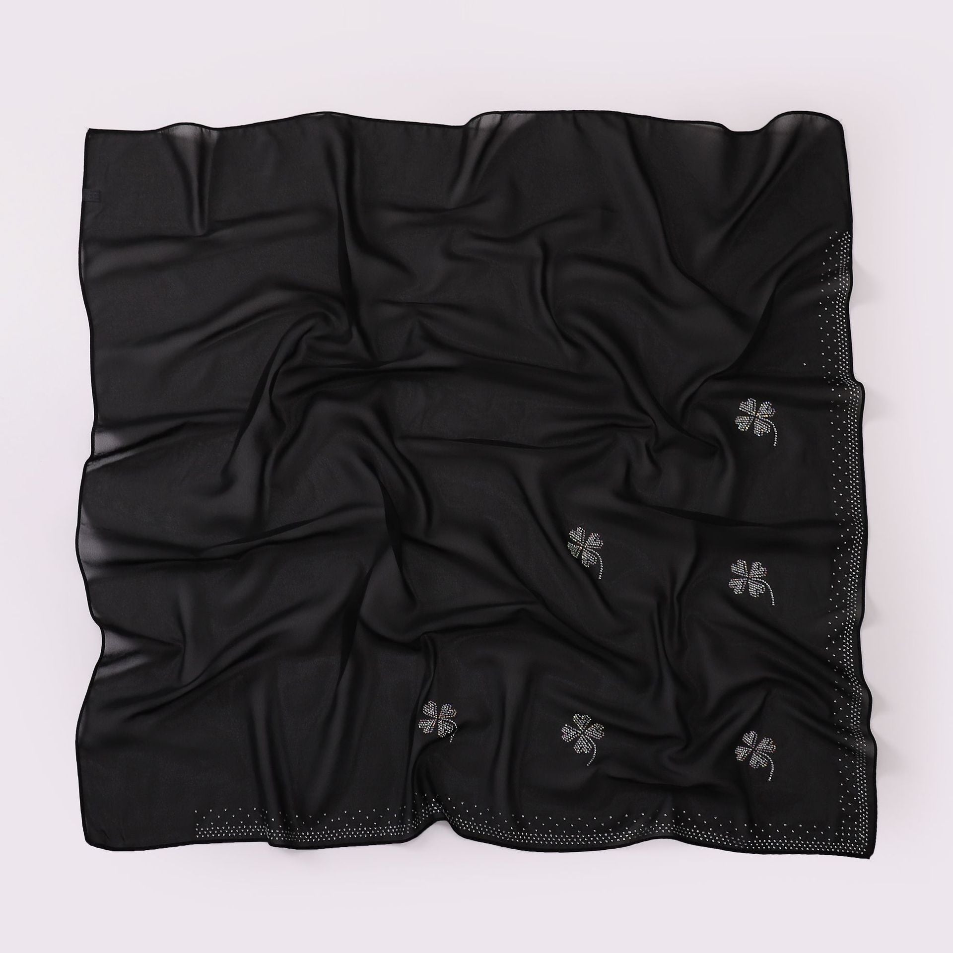 New hot diamond pearl chiffon square scarf  scarf 90 * 90 cm scarf hijab