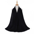 New Solid Color Jersey Hijab Women Plain Color Jesey Scarf Mercerized Cotton Headscarf