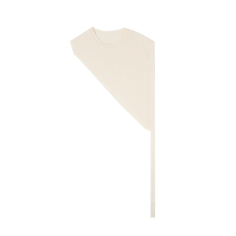 Mid-high Premium Spring, Summer and Autumn New Products Thin Outer Shirt Short Sleeve Triangle Knitted Shawl